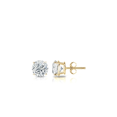 Round Lab Grown Diamond Earrings