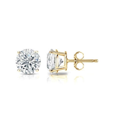 Round Lab Grown Diamond Earrings