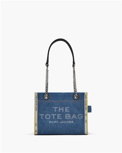 The Denim Chain Small Tote Bag