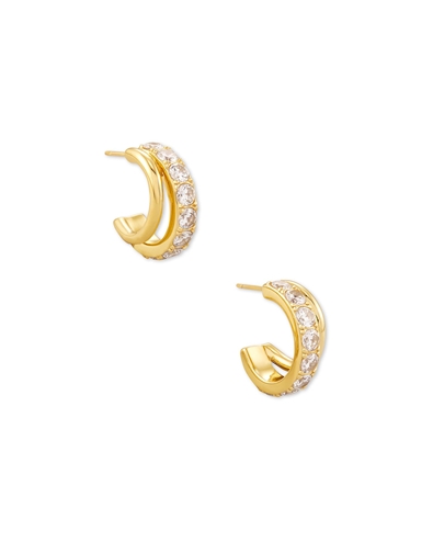 Livy Huggie Earrings Gold