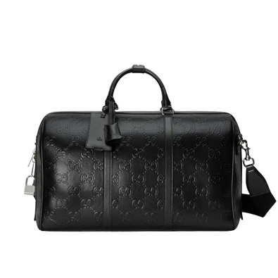 GG Embossed Duffle Bag