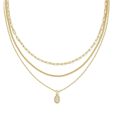Mini Elisa Triple Strand Necklace