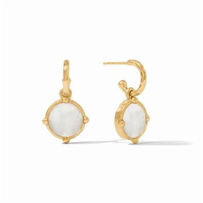 Honeybee Hoop & Charm Earrings