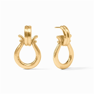 Saratoga Doorknocker Earring
