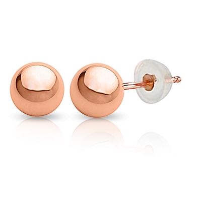 Gold Ball Earrings