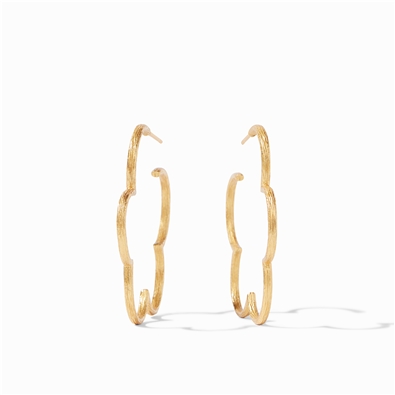 Gardenia Textured Hoop
