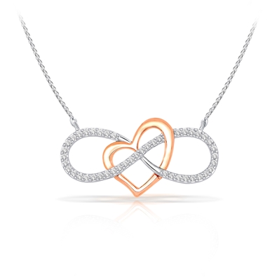 Diamond Infinity Necklace