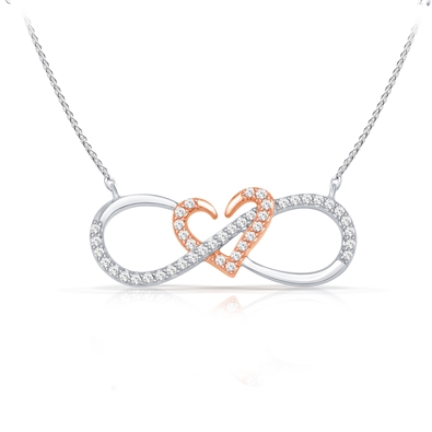 Diamond Infinity Necklace