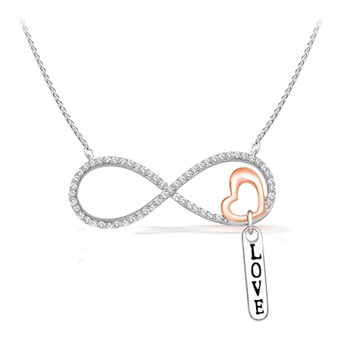 Diamond Infinity Necklace