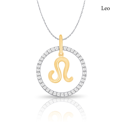 Diamond Zodiac Necklace 0.20ct