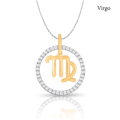 Diamond Zodiac Necklace 0.20ct