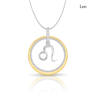 Diamond Zodiac Necklace 0.05ct