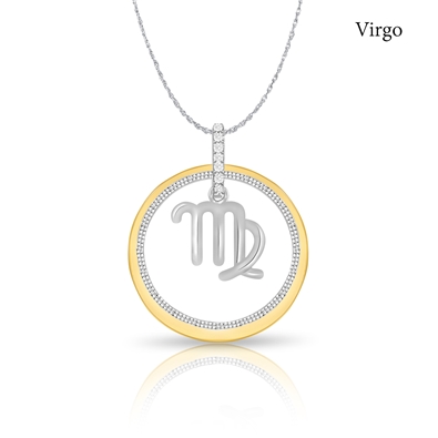 Diamond Zodiac Necklace 0.05ct