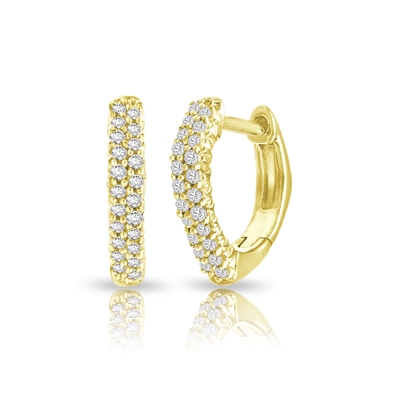 Diamond Hoop Earrings