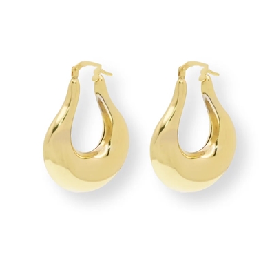 Teardrop Latch Lock Earrings