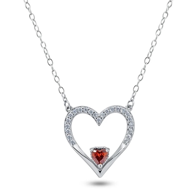 Open Heart Necklace