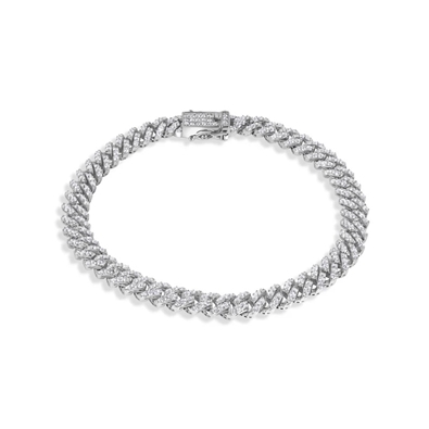 CZ Encrusted Monaco Bracelet