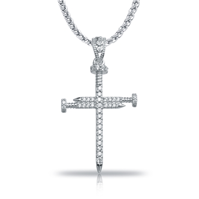 Mens Cross Pendant with chain