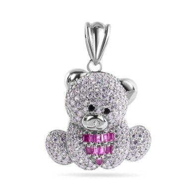 Teddy Bear Pendant with chain