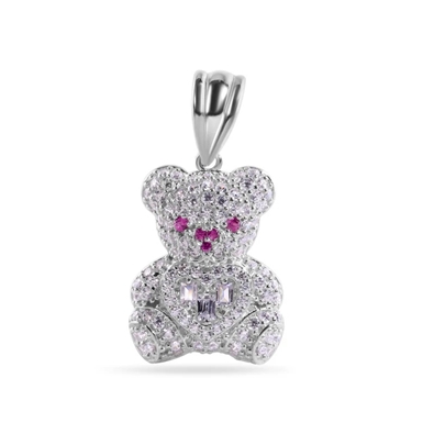 Teddy Bear Pendant with chain