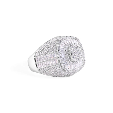 Men's Statement Square Top Ring
