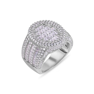 Men's Statement Oval Top Ring