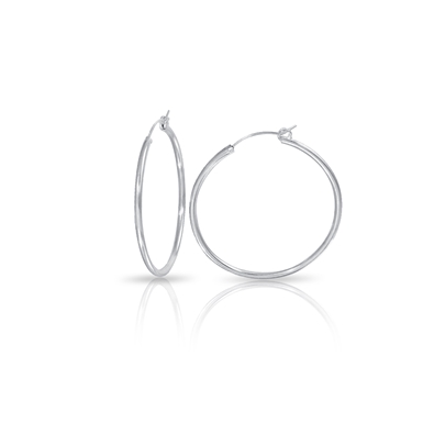 3.6MM Hoop Earring Rnded Hinge