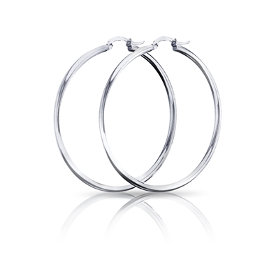 2MM Plain Hoop Earring