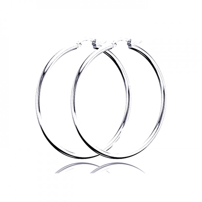 2MM Plain Hoop Earring