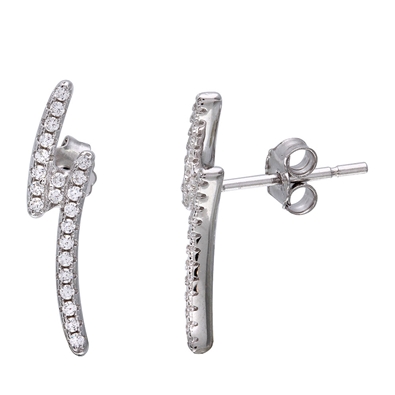 Lightning CZ Earrings