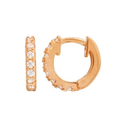 CZ Huggie Earring
