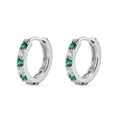 CZ Huggie Earrings