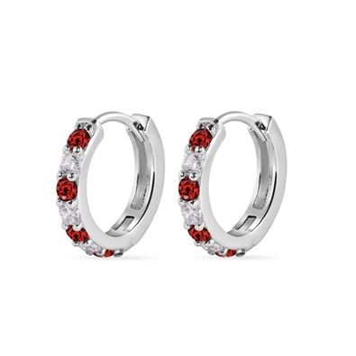 CZ Huggie Earrings