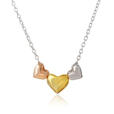 Three Heart Necklace