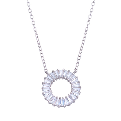 Bagguette CZ Necklace