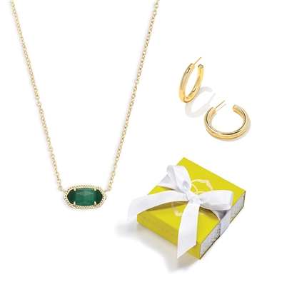 Elisa Necklace and Colette Earrings Set