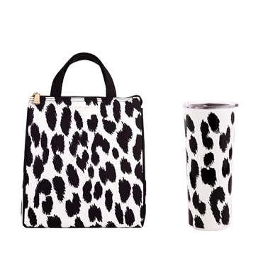 Modern Leopard On the Go Set