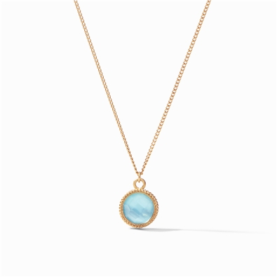 Fleur-de-Lis Solitaire Necklace