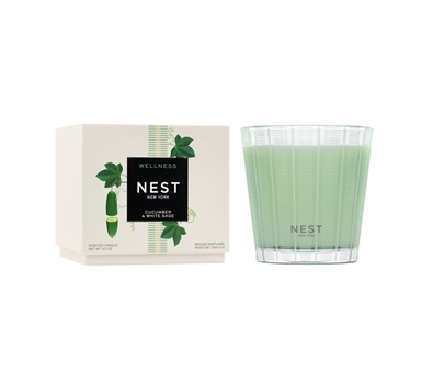 Cucumber & White Sage 3-Wick Candle