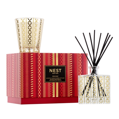 Holiday Candle & Reed Diffuser Gift Set