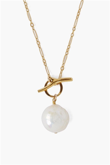 18K Gold Plated with Pearl Necklace
