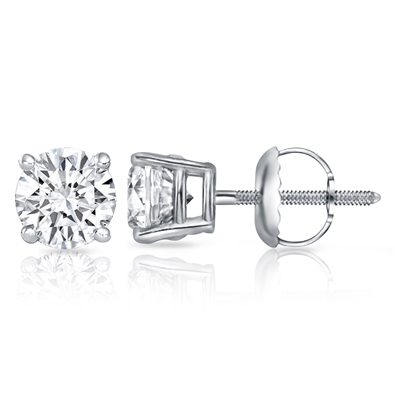 Round Dia. Screwback Stud Erng