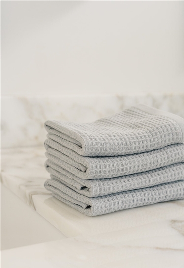 Waffle Washcloth 4pc Set